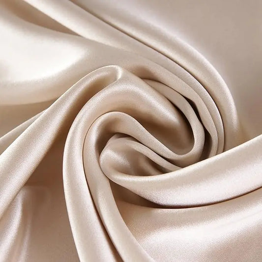 Close-up of the smooth satin weave of The NUNI Satin Pillowcase